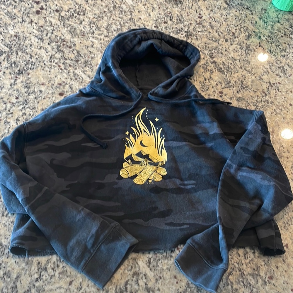 Vela Cropped Hoodie